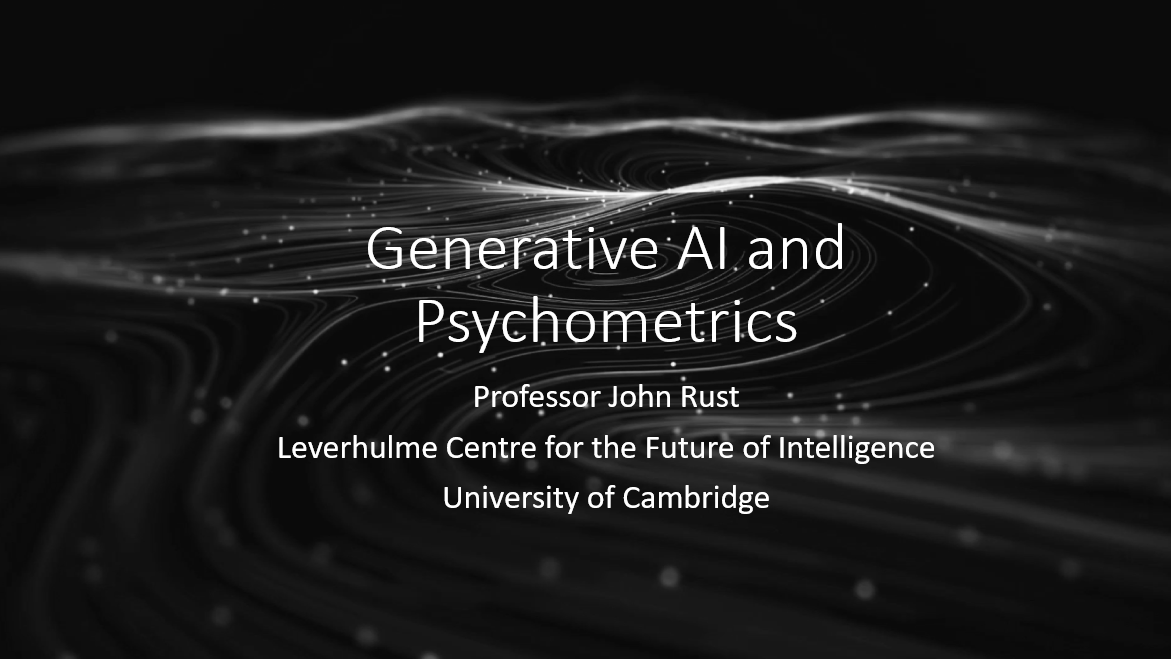 Generative AI and Psychometrics