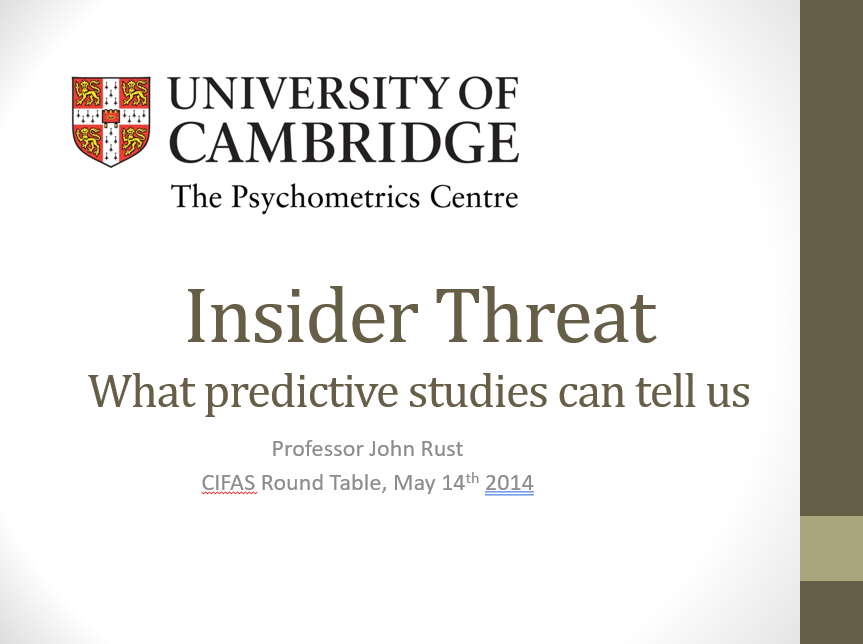 Insider Threat CIFAS