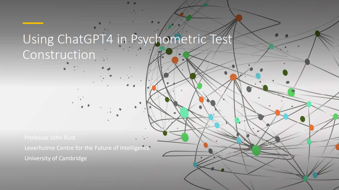 AI in Test Construction 1 AI in Test Construction