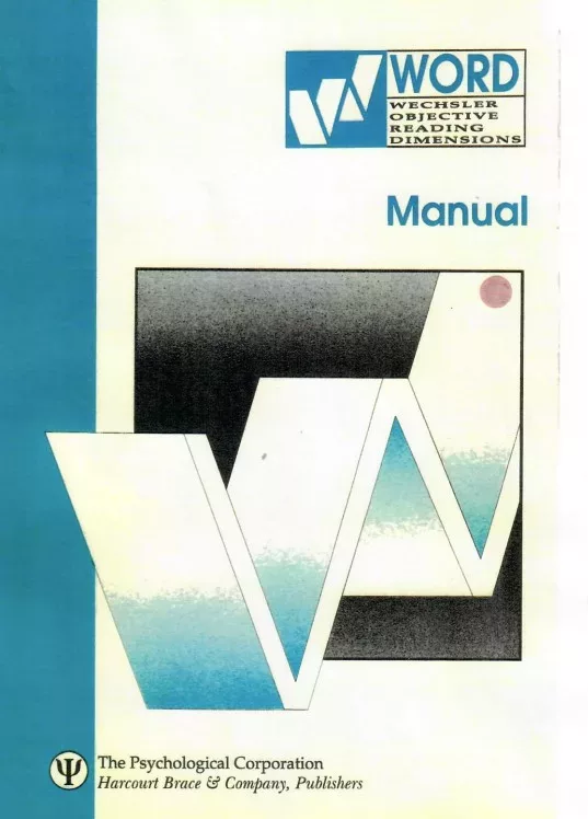 Wechsler Objective Reading Dimensions
