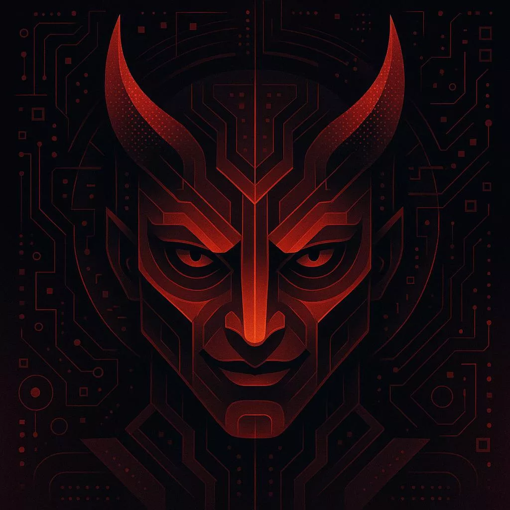 Chromia Portrait of the Digital Demon